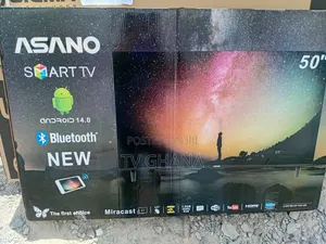 **Brand New Asano 50” Smart Tv – Crystal Clear Display