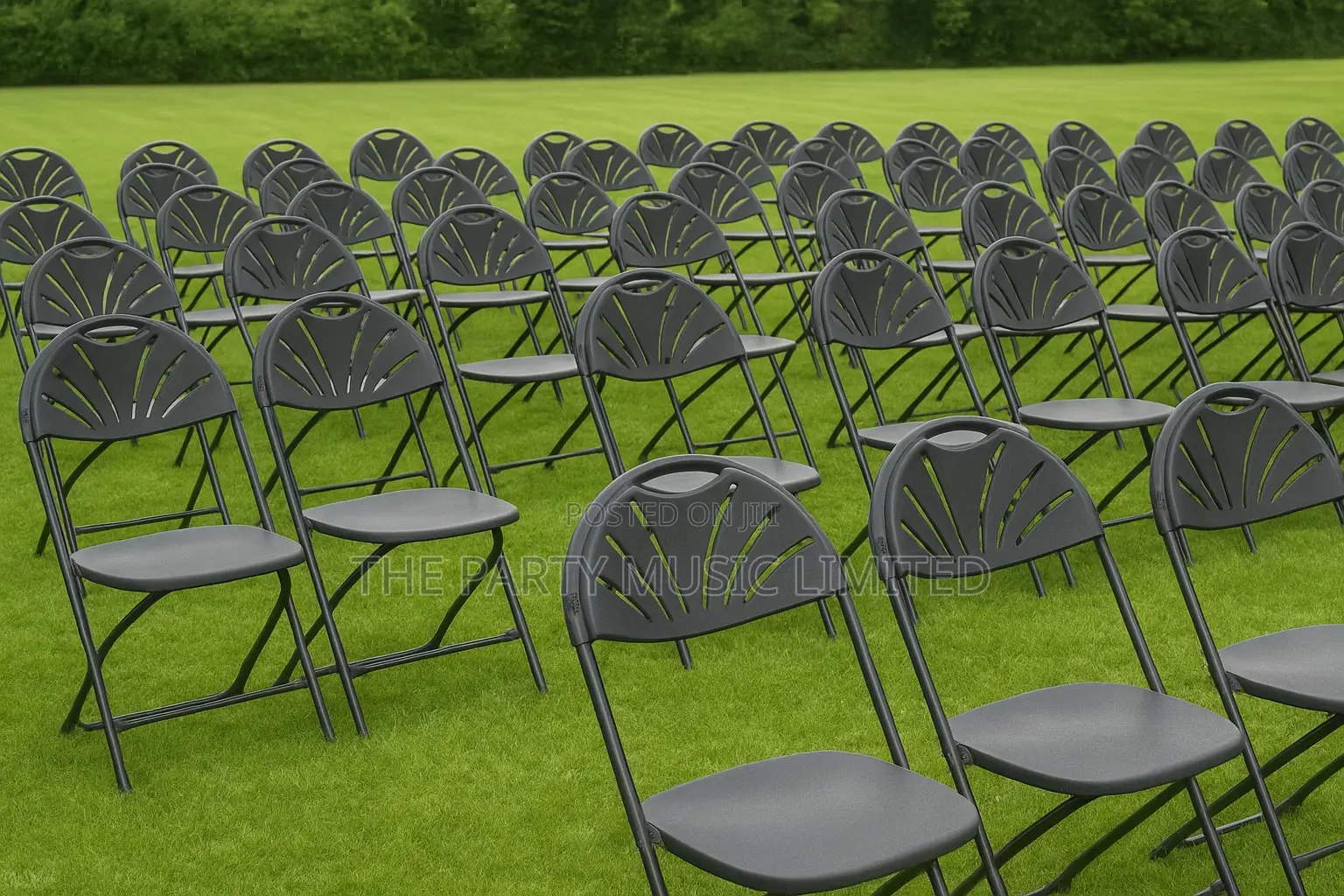 Gladiator Chairs , Fan Back Folding Chairs for Rental