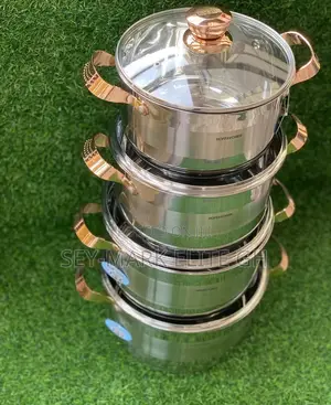 8pcs Hoffavorer Stainless Cookware Set
