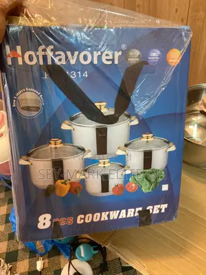 8pcs Hoffavorer Stainless Cookware Set