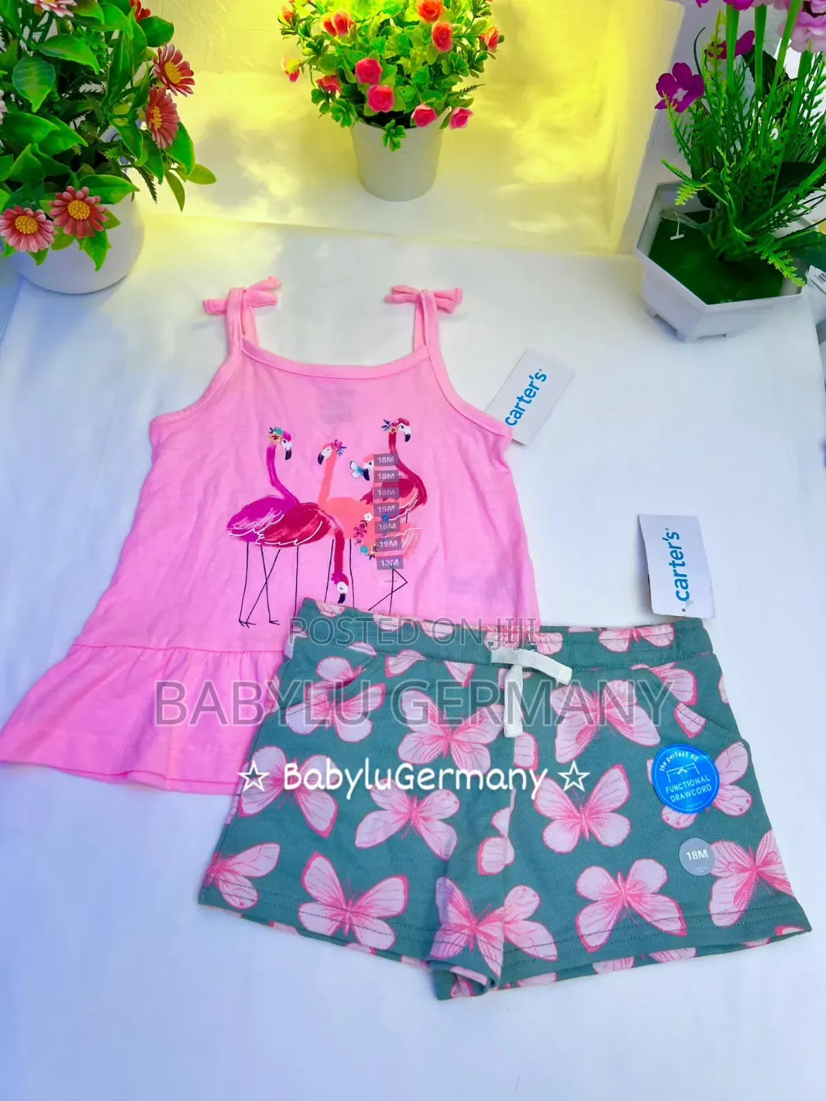 Usa Imported : 2 Piece Set Of Top And Shorts For Girls