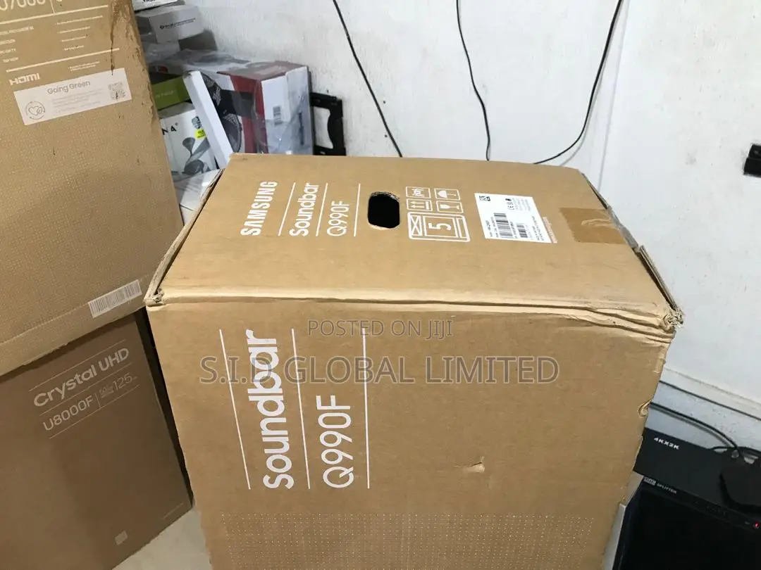 Wireless Dolby Atmos + Dual-driver Subwoofer: Q990f Brings Deep Bass.”