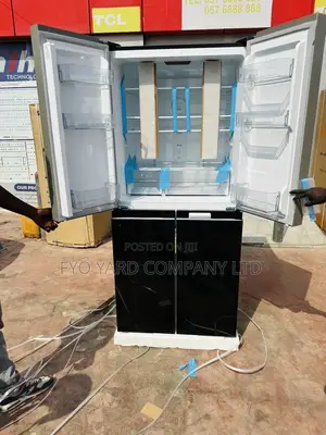 TCL 4 Doors 421liters Electronic Display Black Glass Finish [P572sbbg]