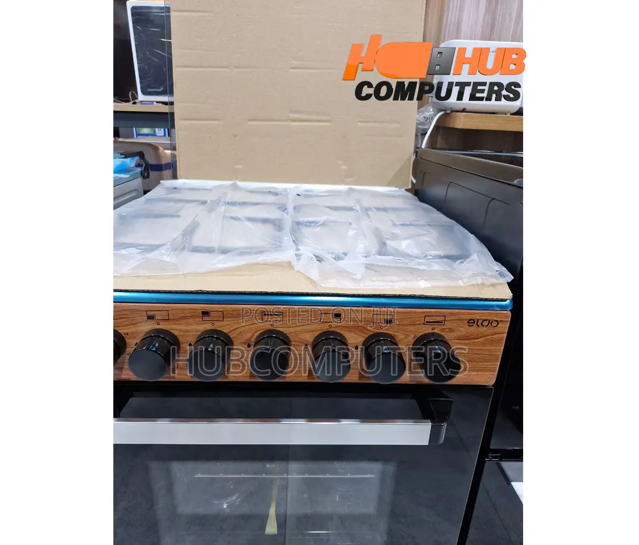 Eldo-Gc6060wdfu-Woden Eldo Gas Cooker 4 Burner 60x60cm Wooden Oven