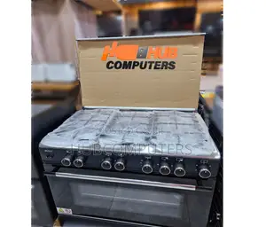 Eldo-Gc9060bfu-Black Eldo Gas Cooker 5 Burner 90x60cm Black Oven Grill