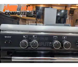 Eldo-Gc9060bfu-Black Eldo Gas Cooker 5 Burner 90x60cm Black Oven Grill