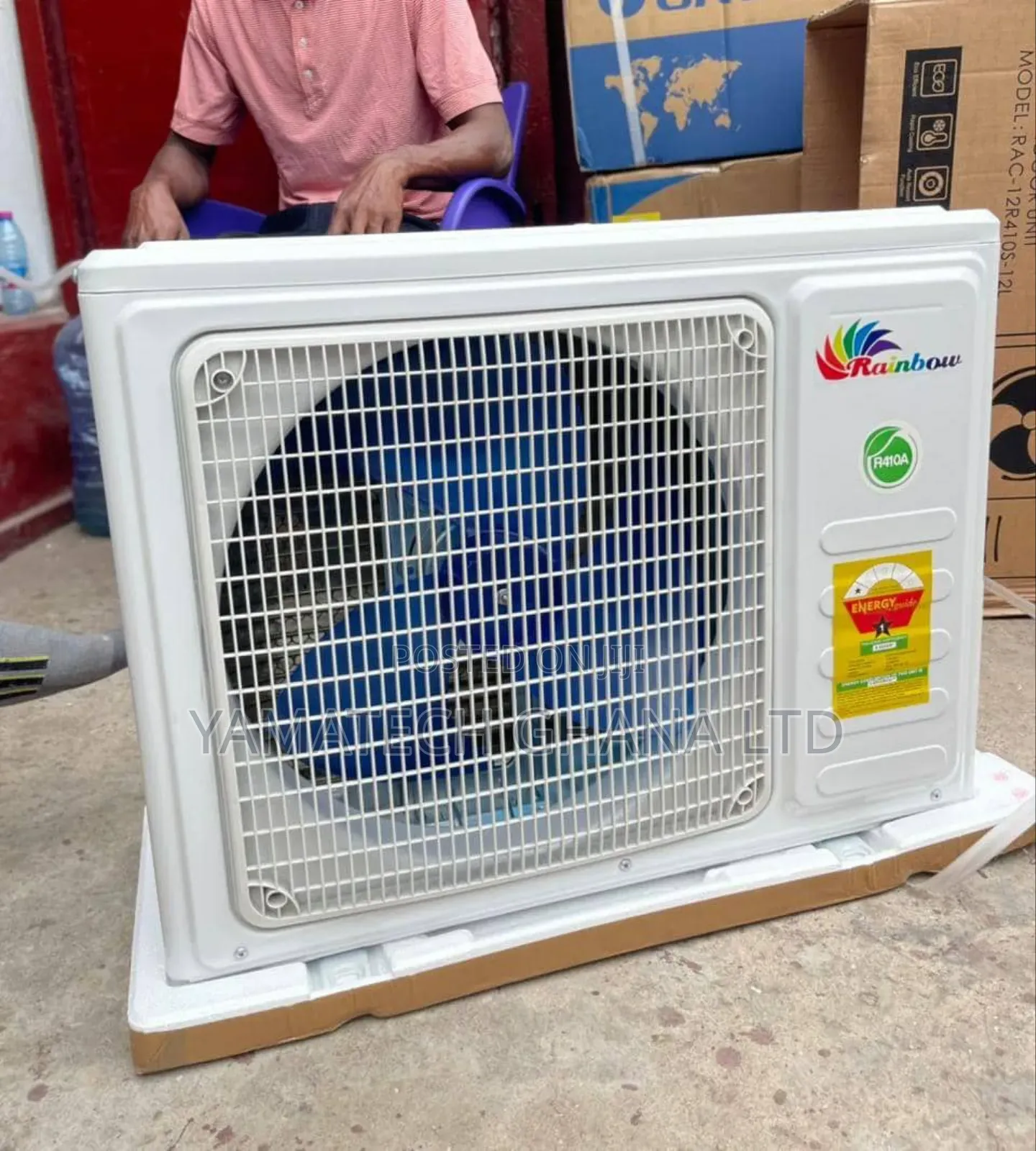 Fast Cooling Rainbow 1.5hp Air Conditioner (R410 Gas)