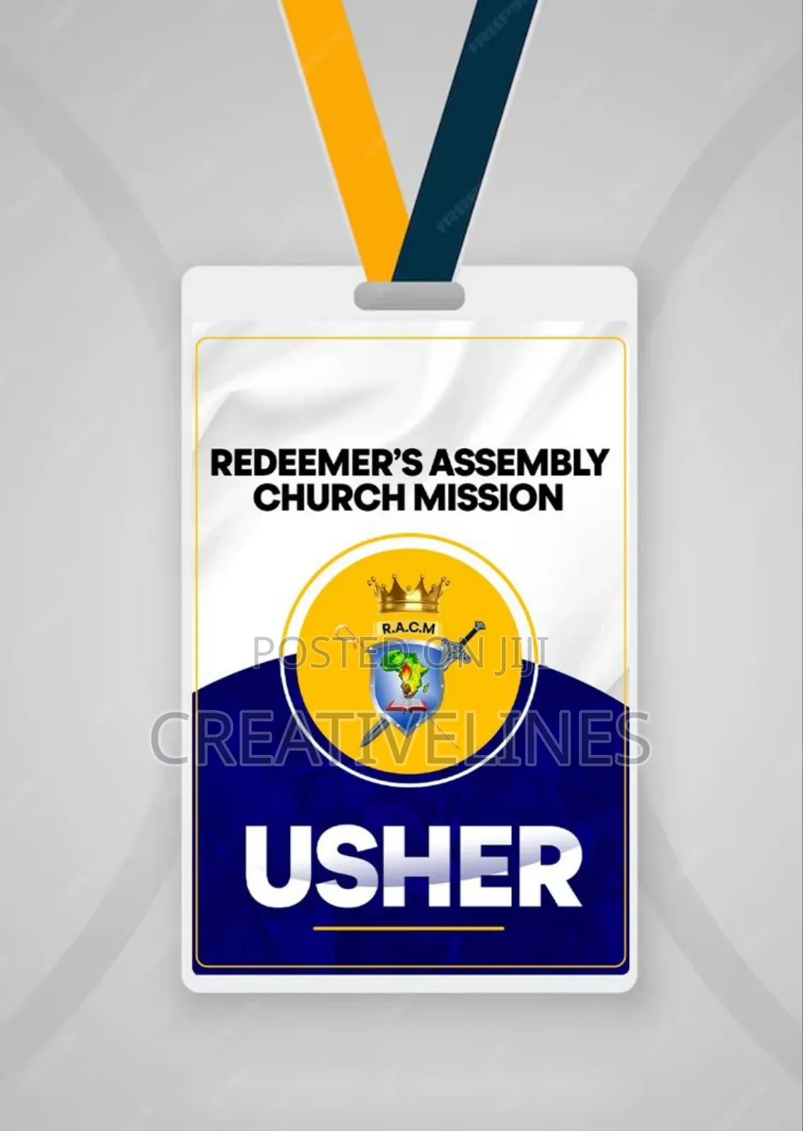 Ccstomised Usher Tag