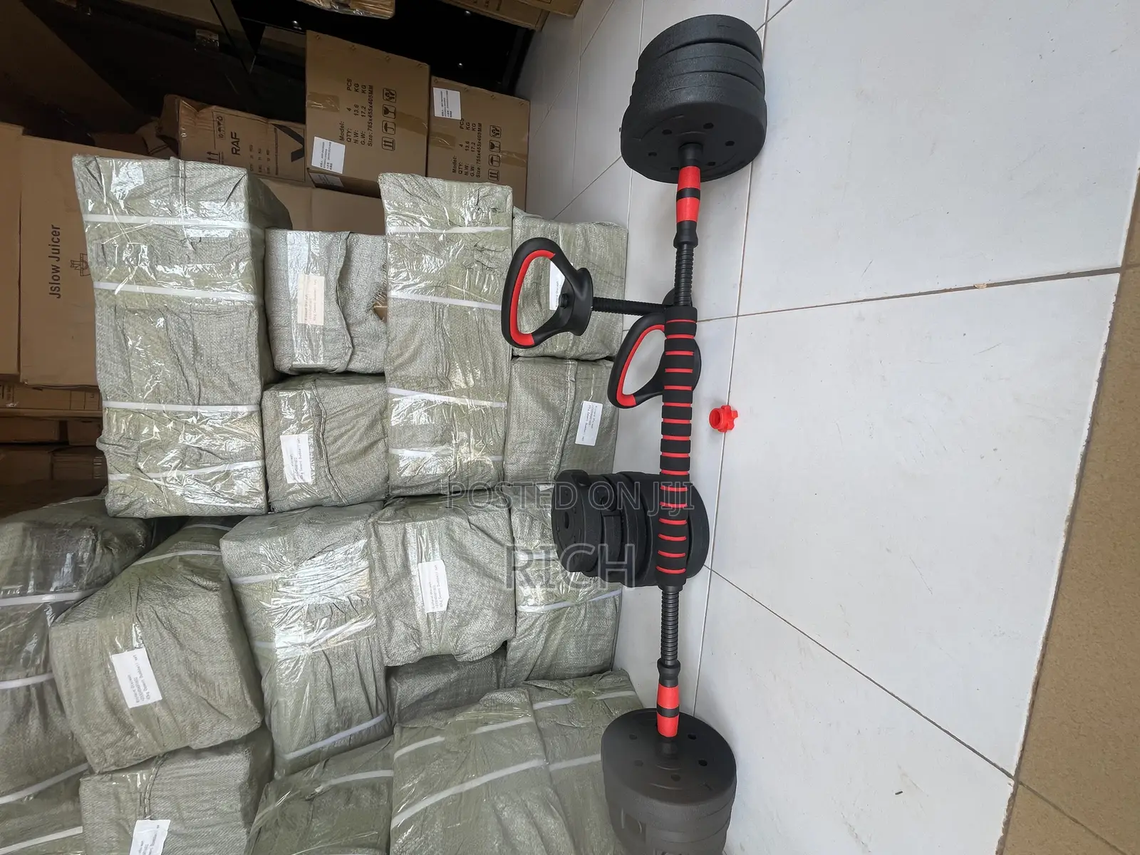 20kg Convertible Dumbbell to Kettle Bar, Barbell at Wholesale Prices