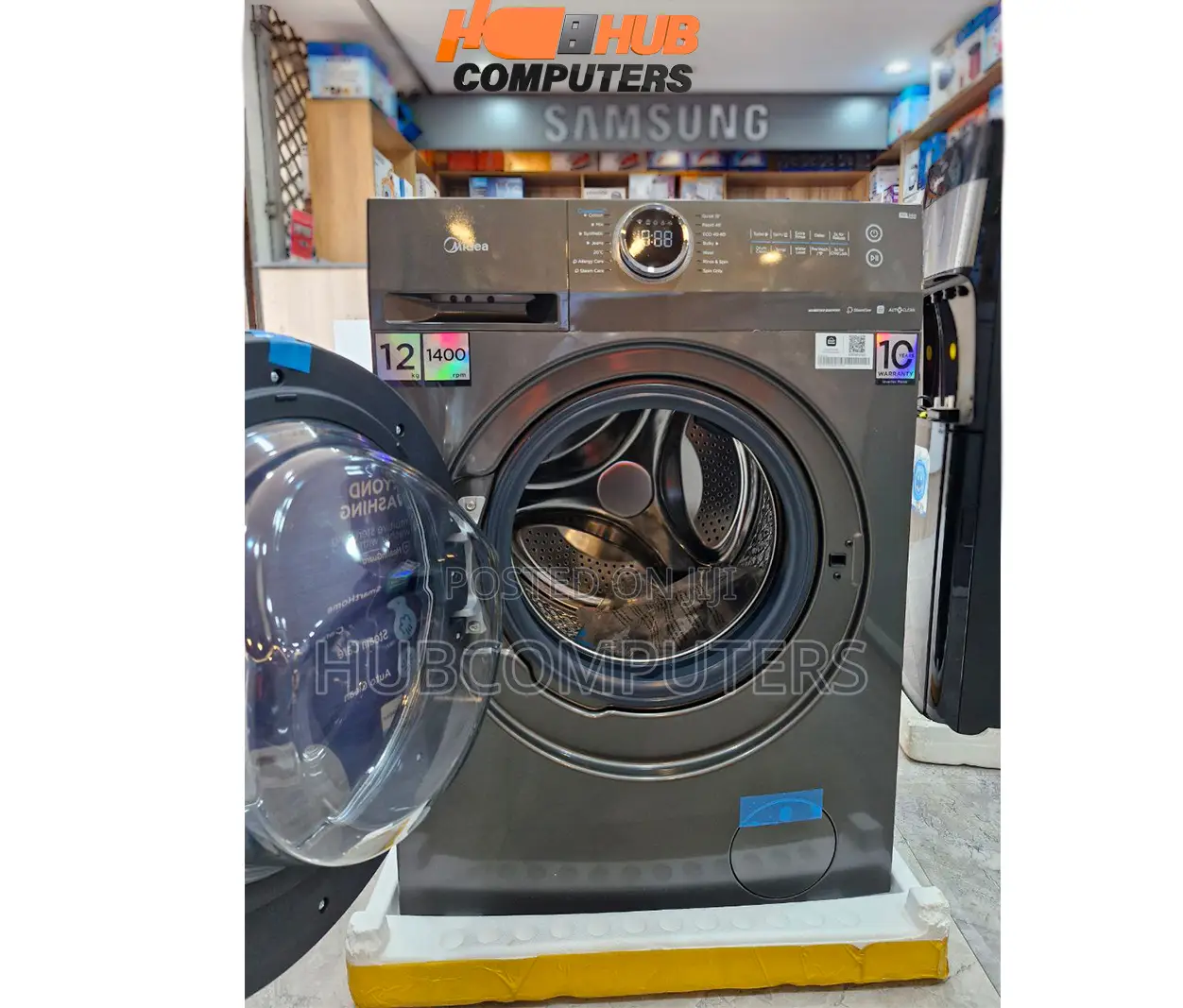 Midea-Mf200w120wb Midea Washing Machine Front Load 12kg