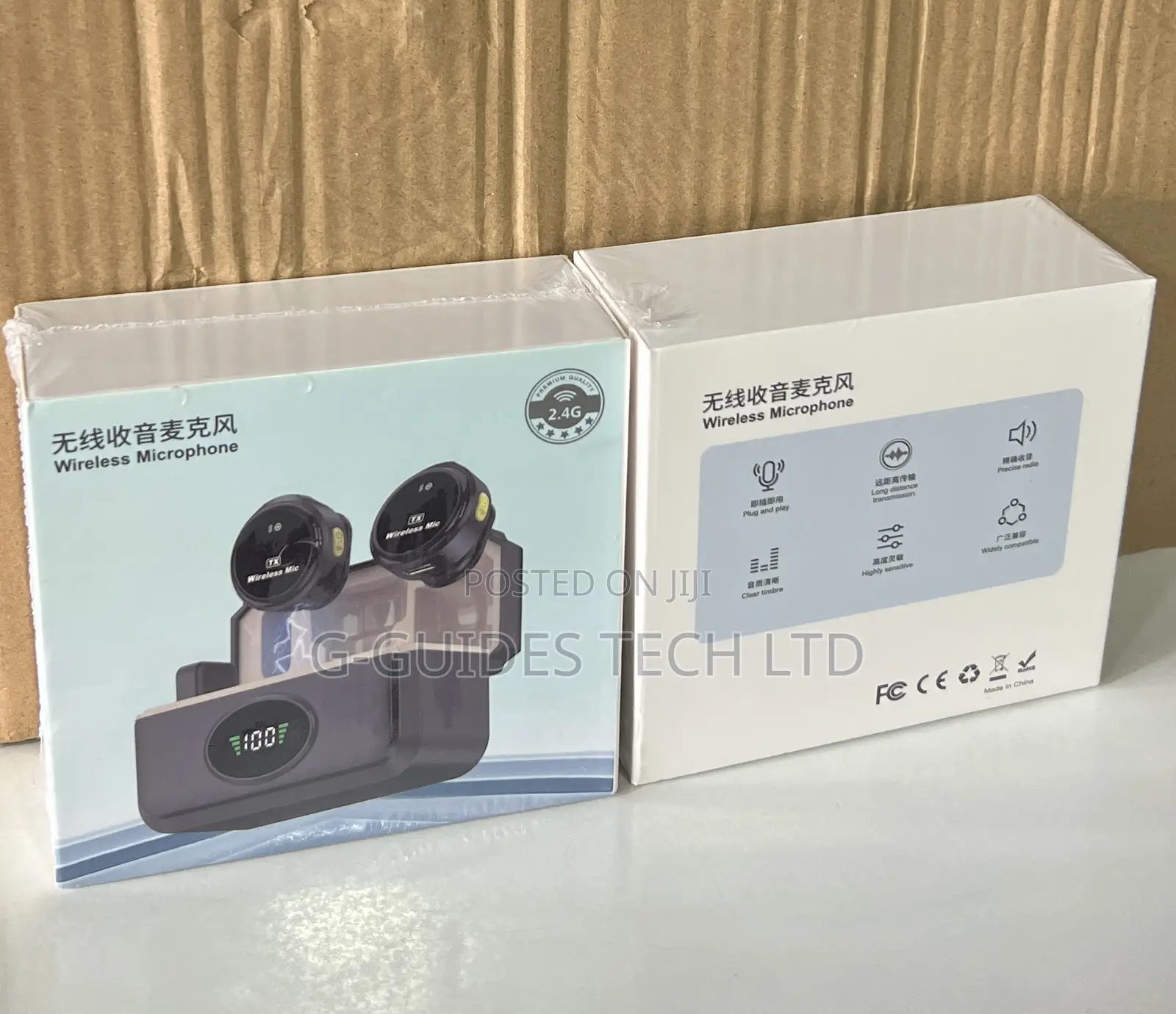 Lavalier Wireless Microphones Type-C With a Charging Case.