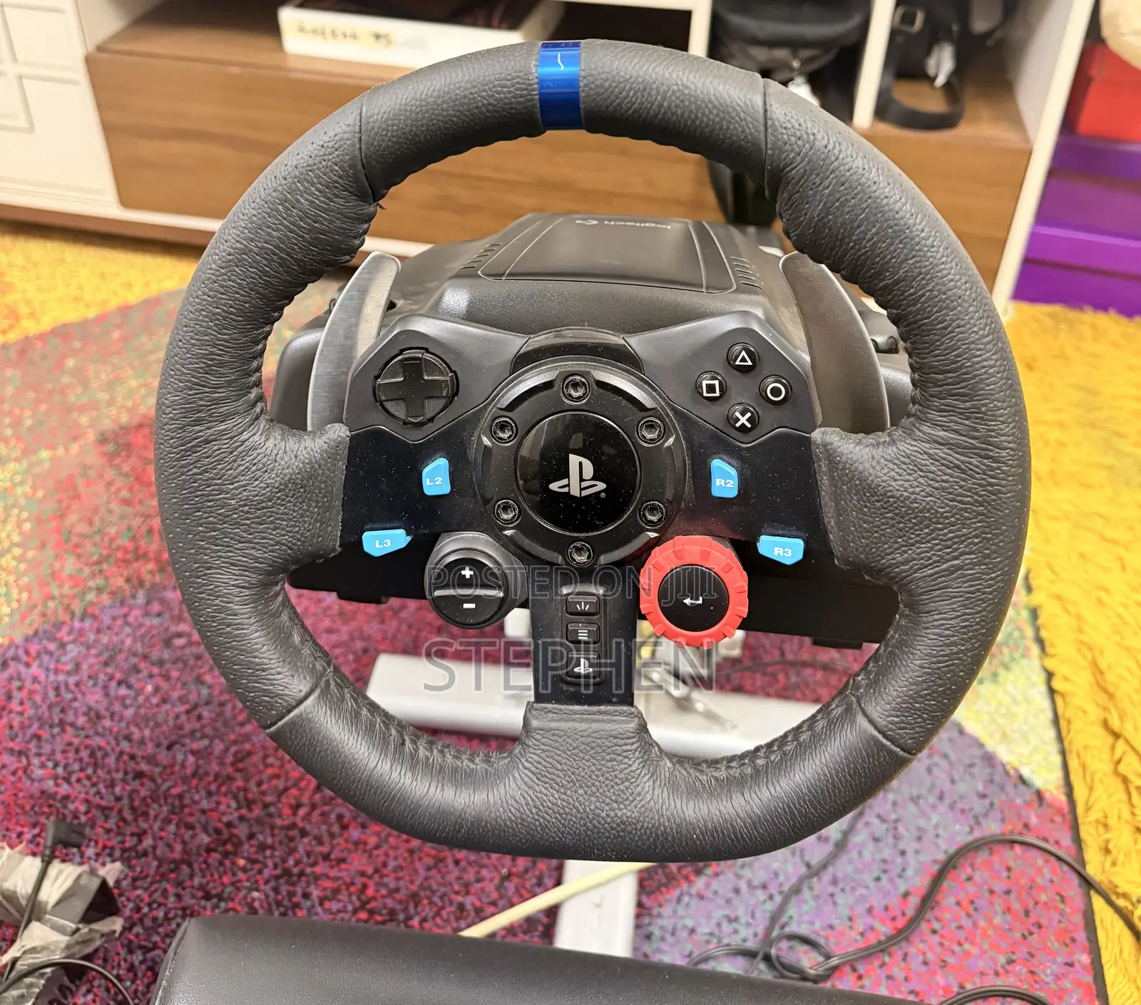 Logitech Steering Wheel And Gaming Seat