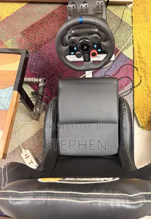 Logitech Steering Wheel And Gaming Seat