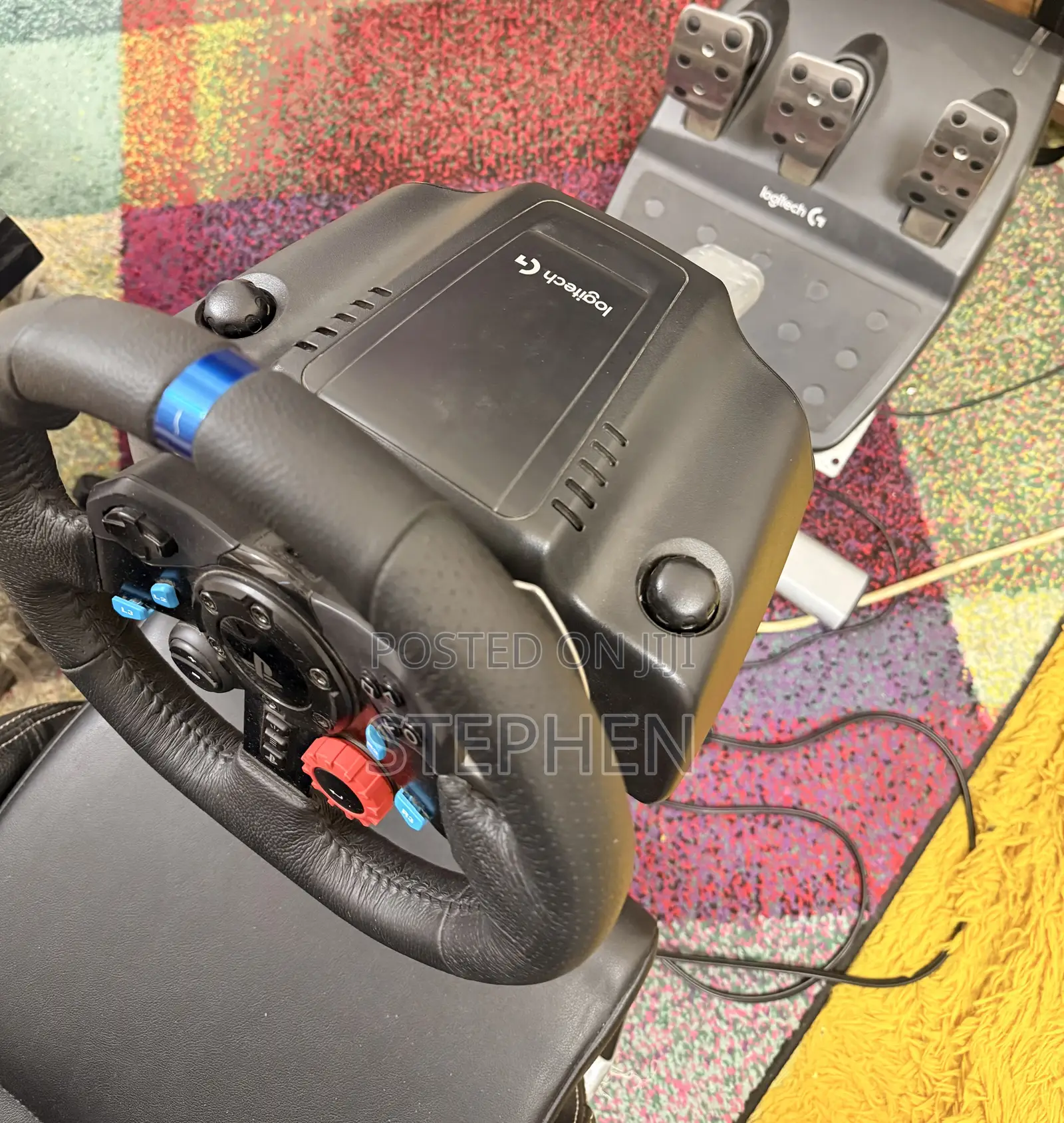 Logitech Steering Wheel And Gaming Seat