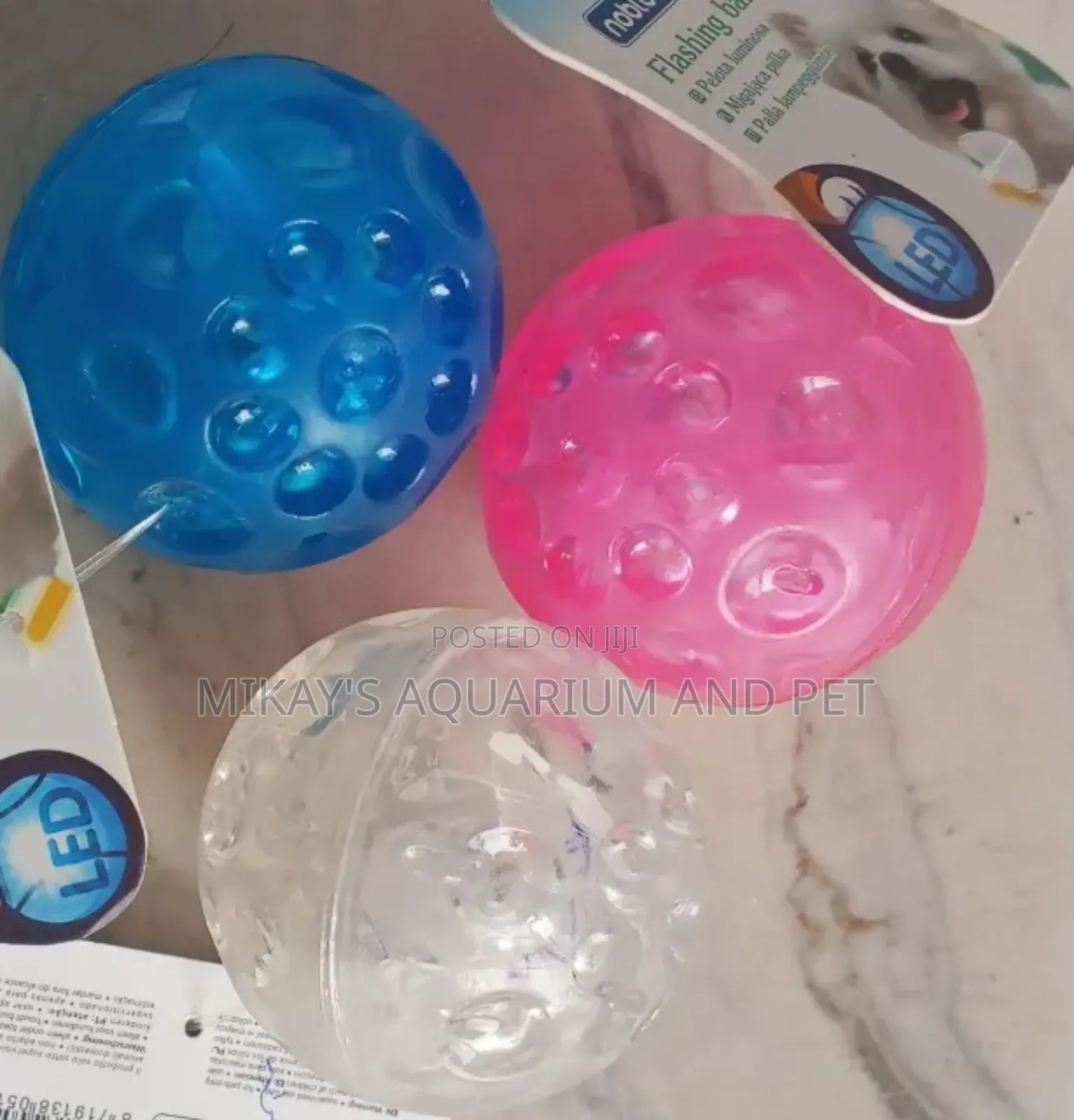 Dog Play Toys With Disco Lights