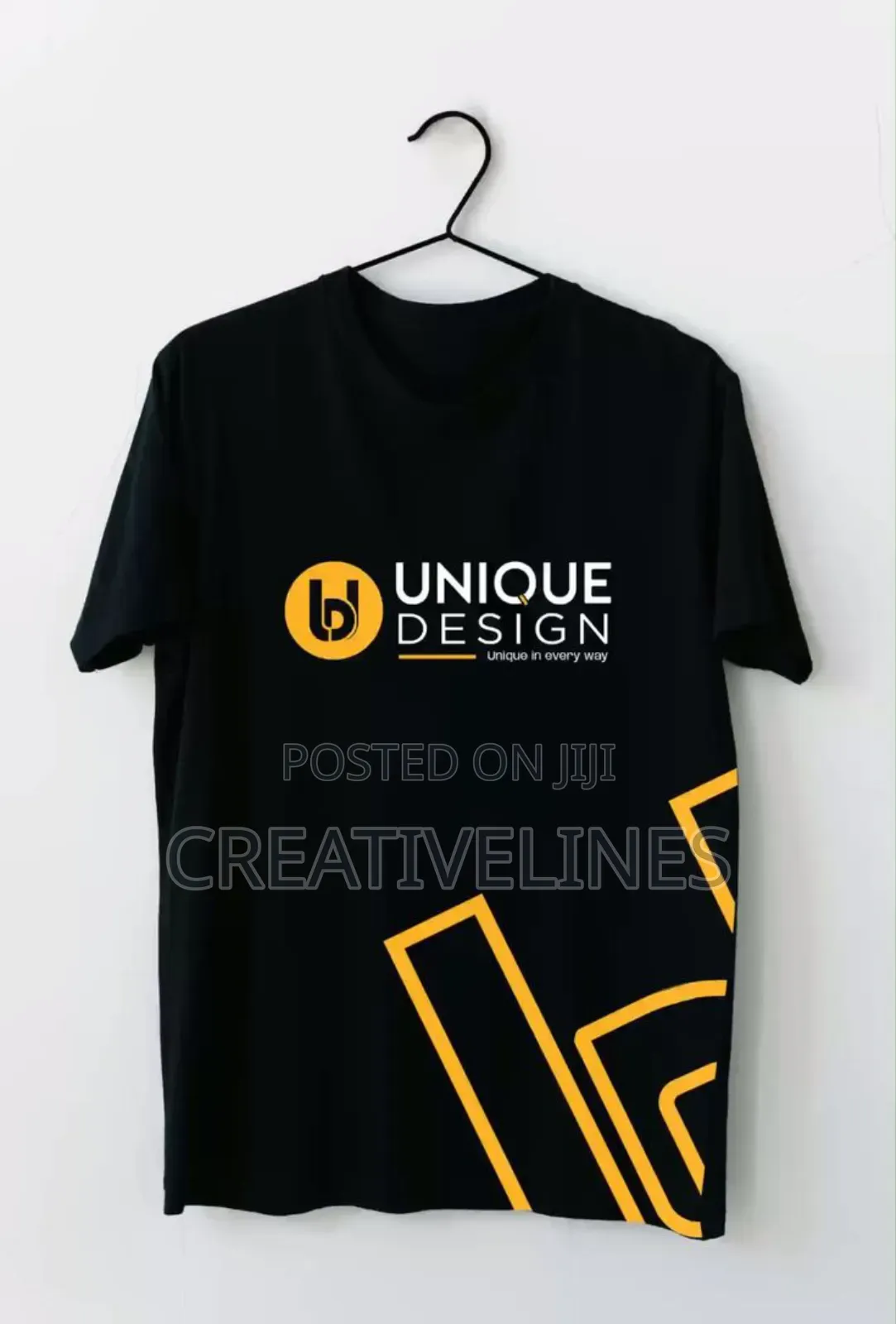 Blavk and Gild Tee