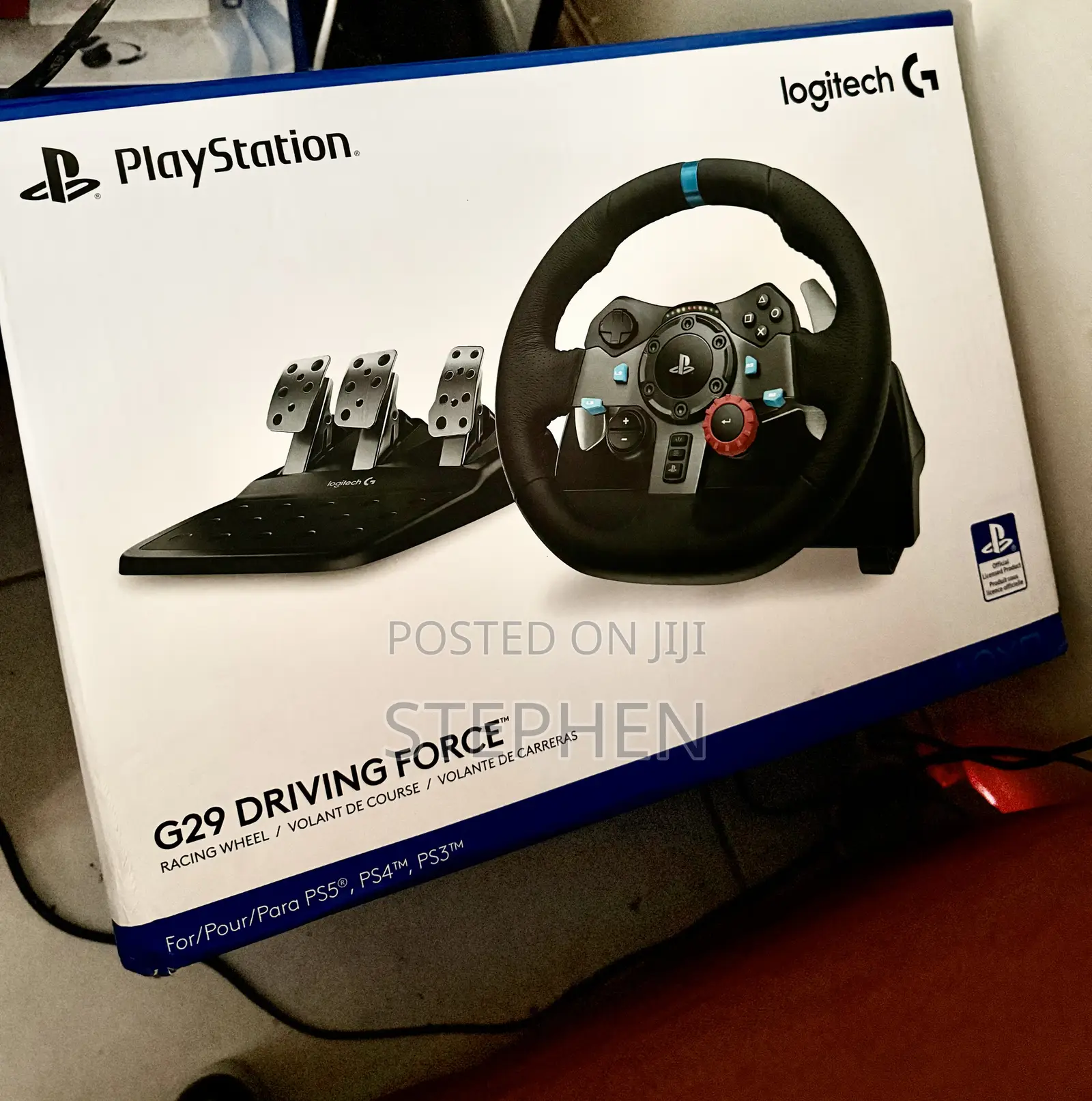 Logitech Steering Wheel And Gaming Seat