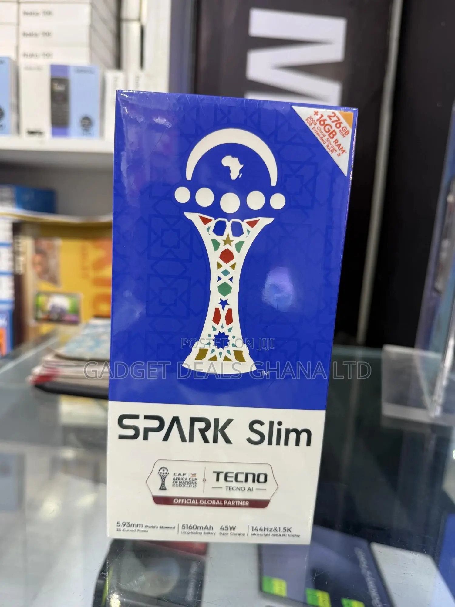 New Tecno Spark Slim 256 GB Black