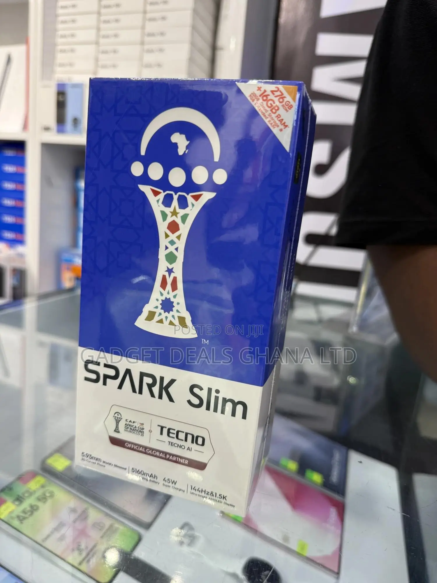 New Tecno Spark Slim 256 GB Black