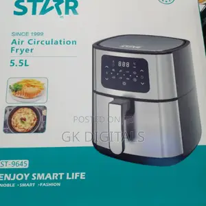 8l Large Capacity Air Fryer - 2400w, Healthy Easy to Clean
