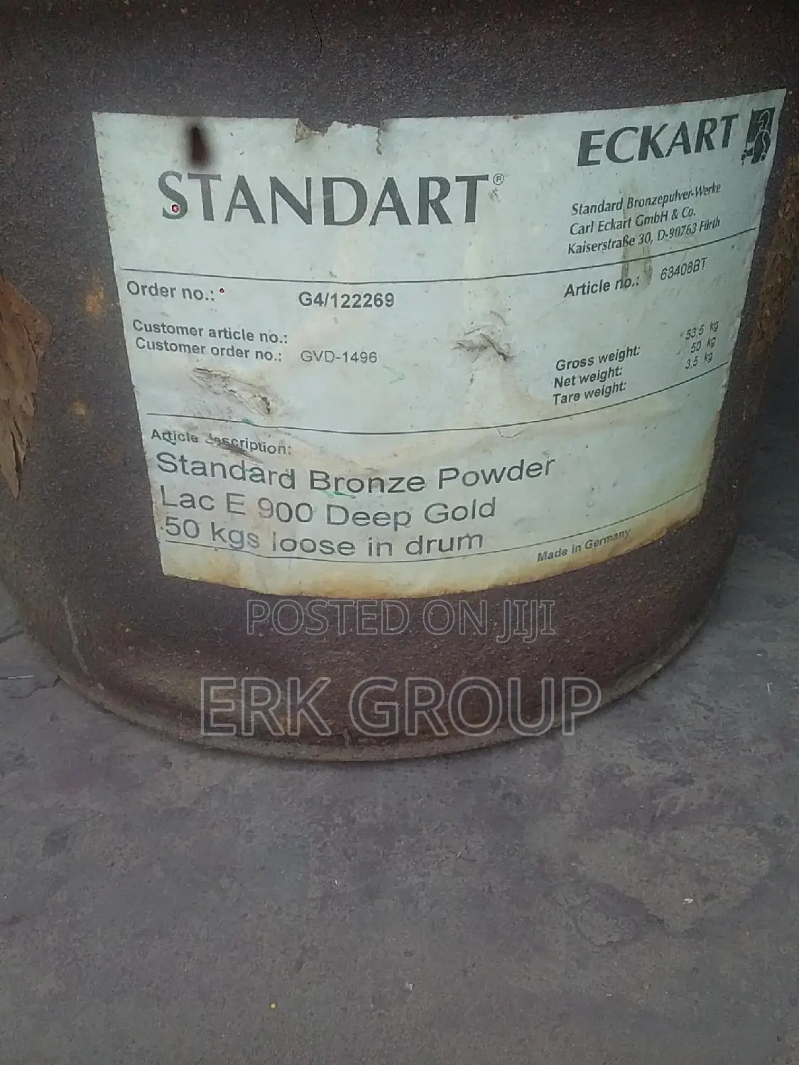 Bronze Powder and Silver Dust