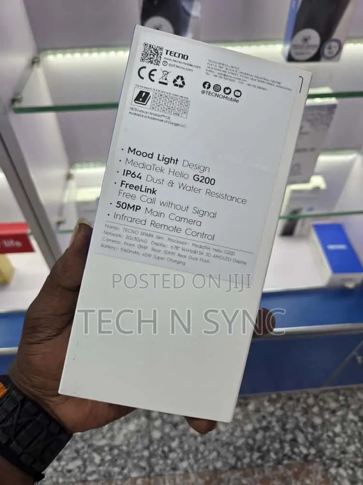 New Tecno Spark Slim 256 GB White