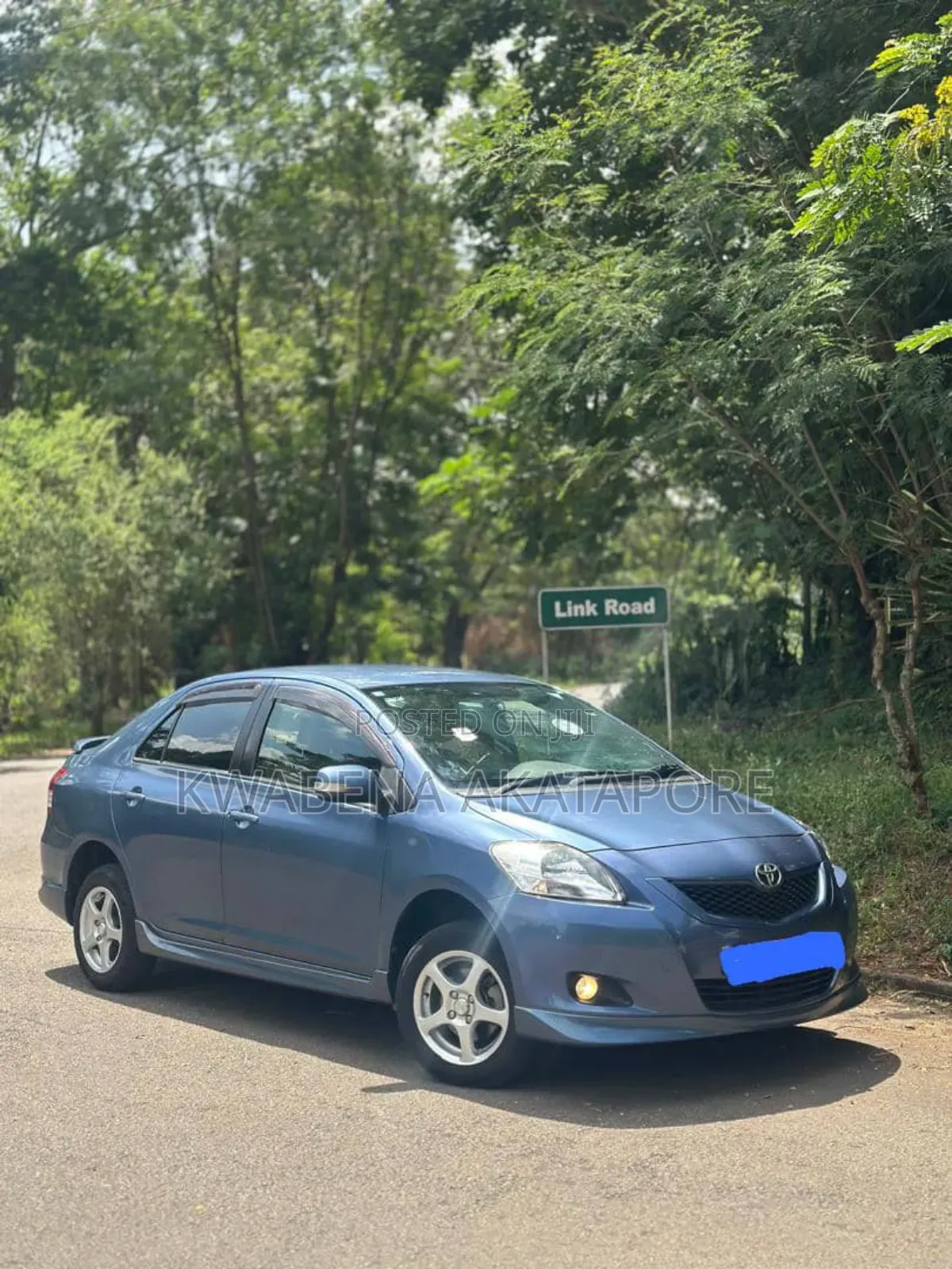 Toyota Belta 2012 Blue