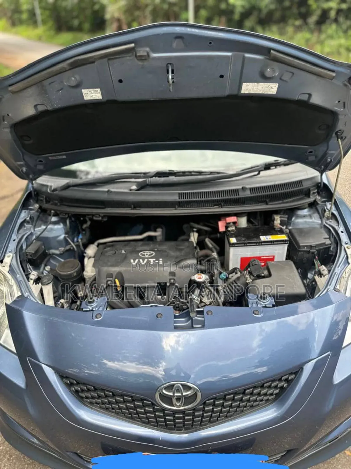 Toyota Belta 2012 Blue