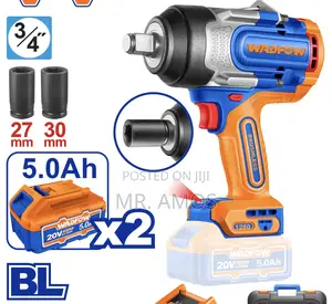 1280n.M Cordless Impact Wrench With 3 Sockets Set - Wcd1b128