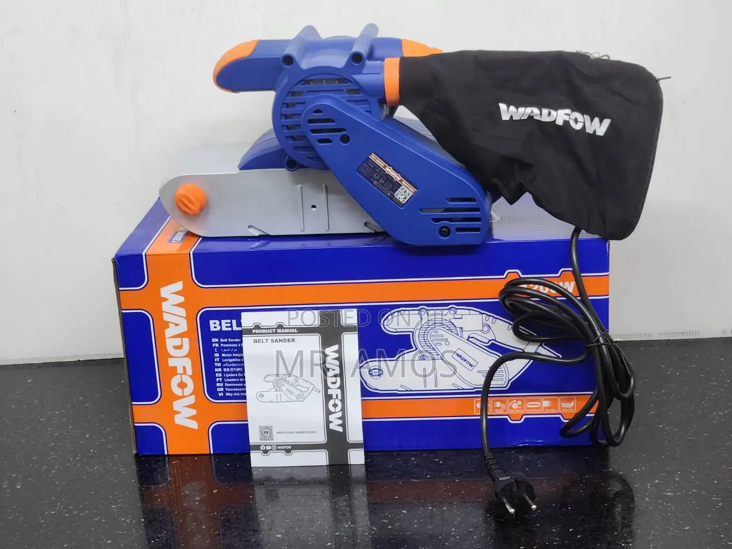 1200 Watts Belt Sander With 1 Sanding Belt - Wba