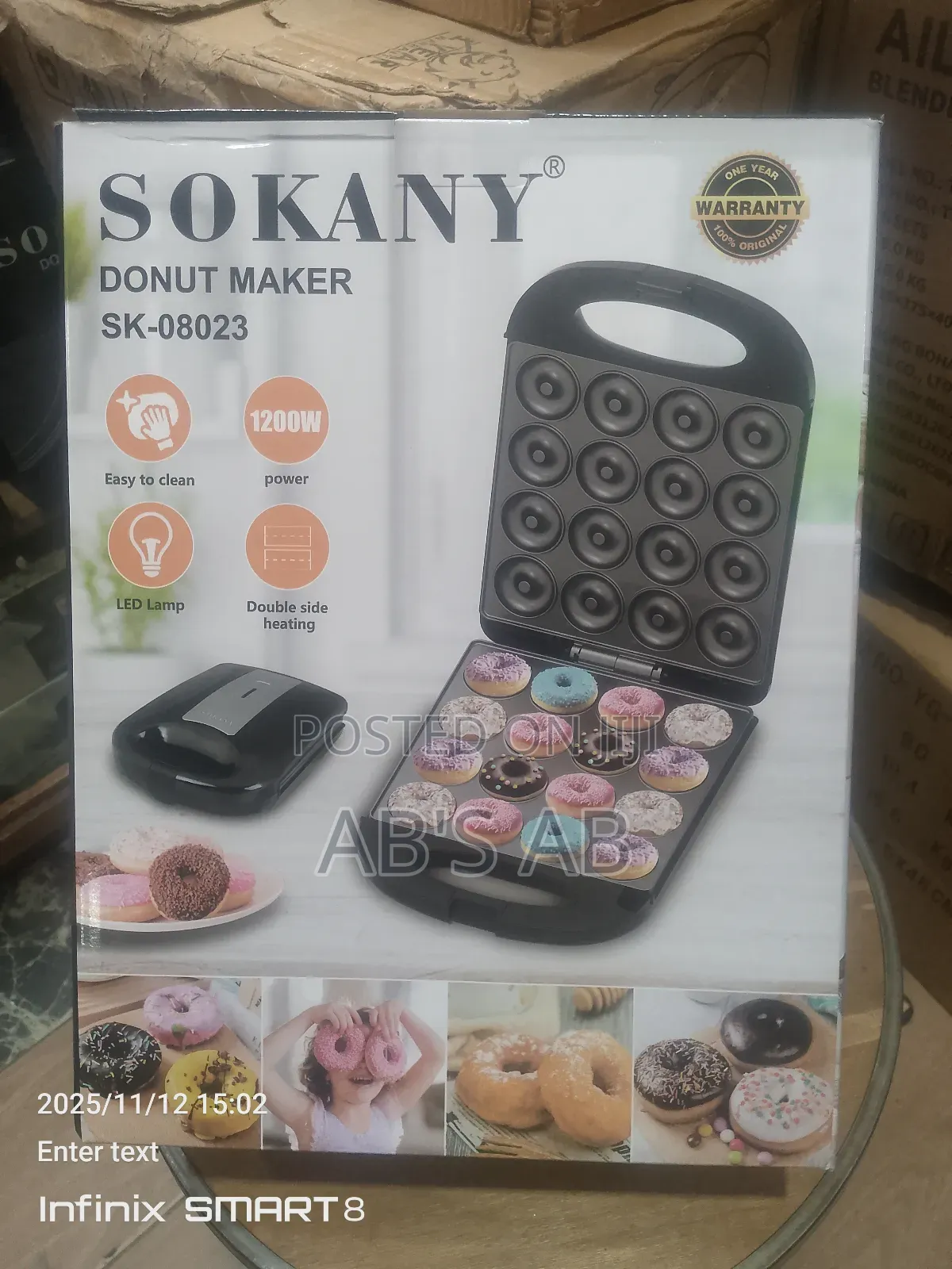 Sokany Donuts 16 Maker