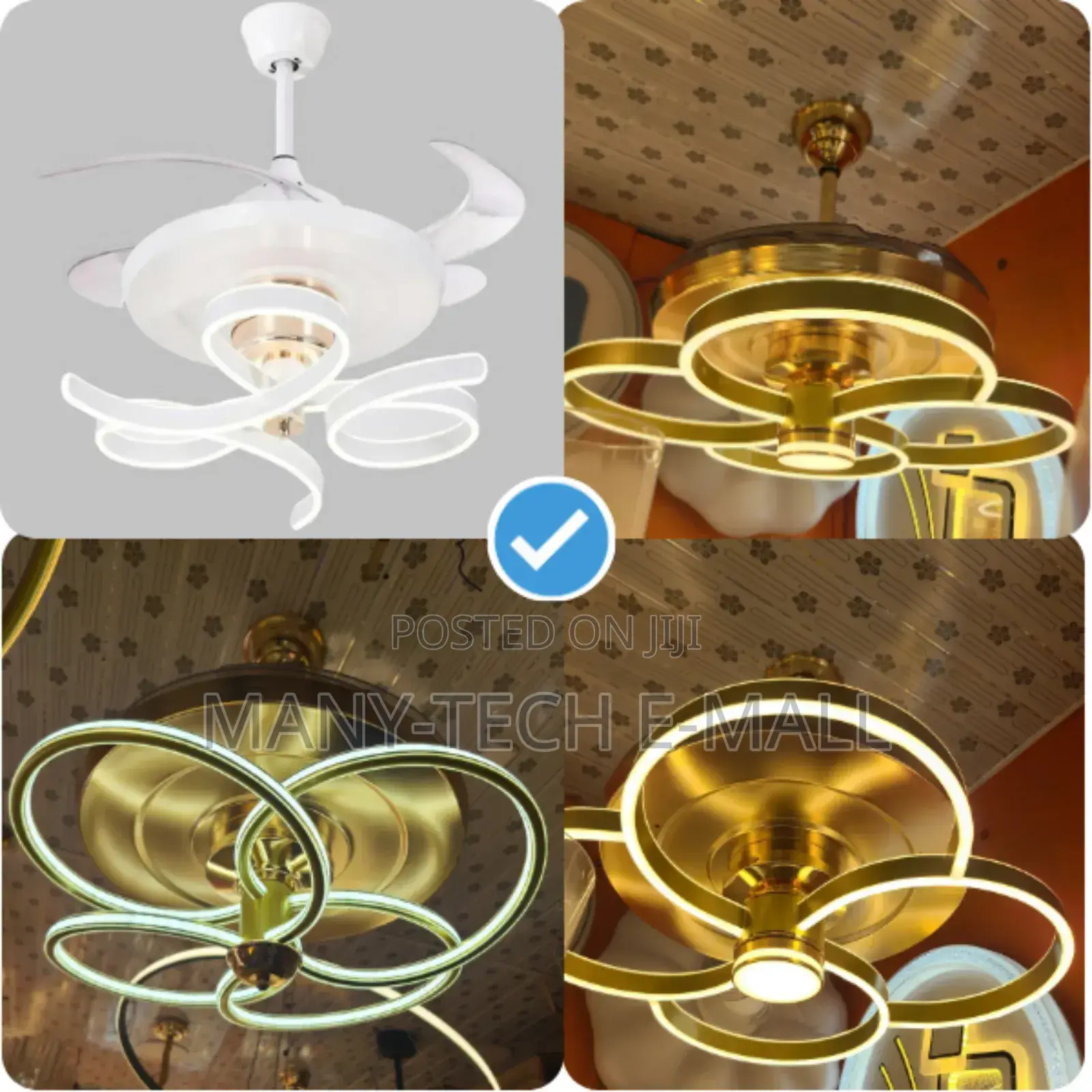 Fan With Light (Spring Design)
