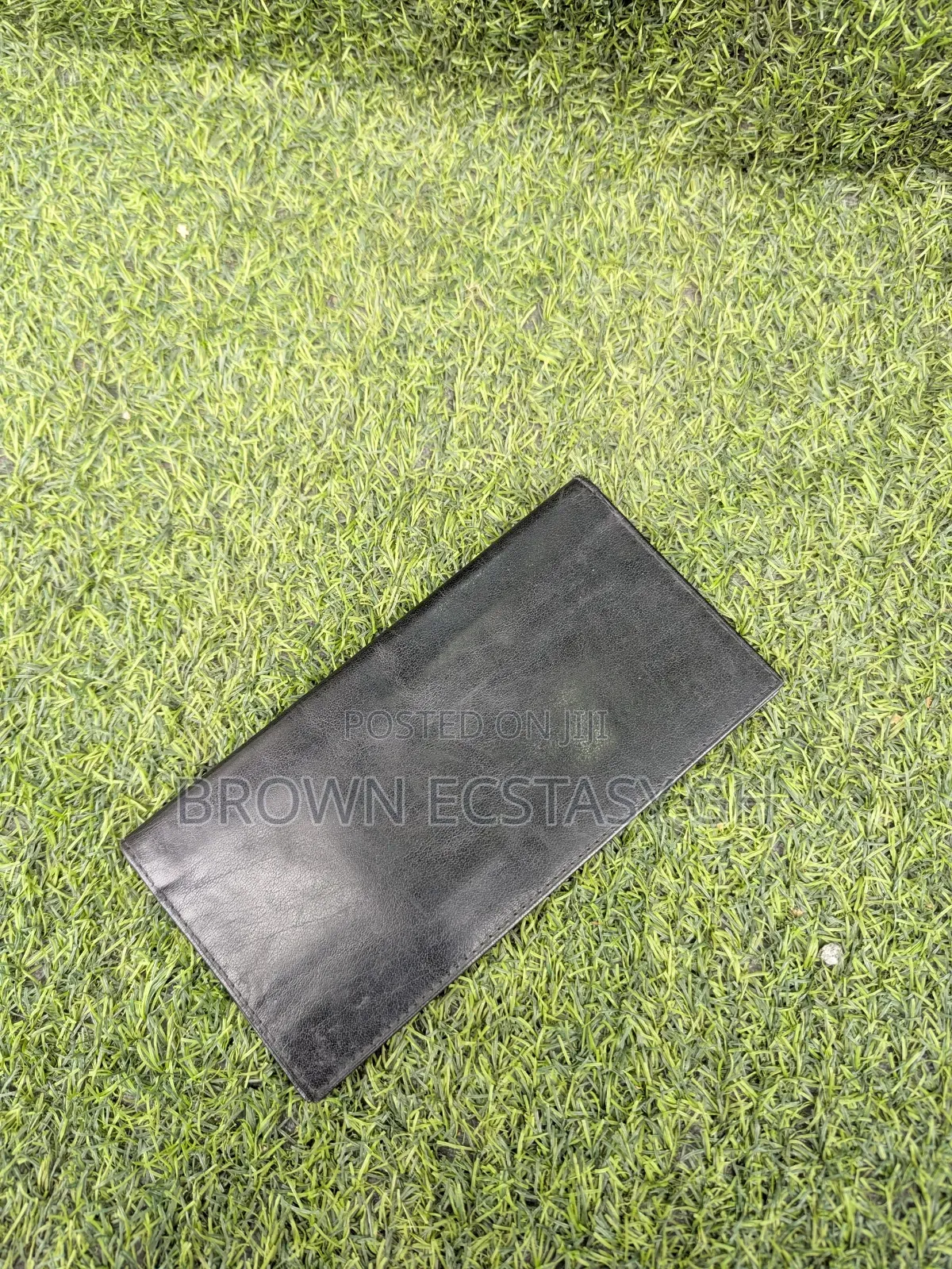 Real Camel Leather Long Wallet (Pre-Owned)