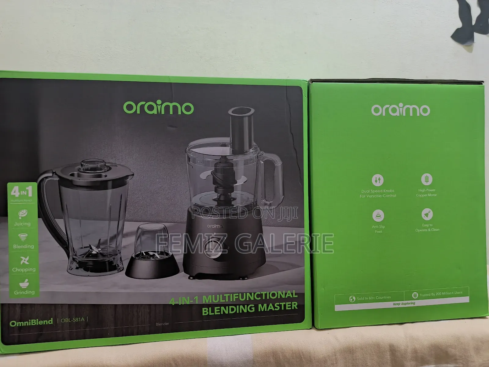 Oraimo Omniblend 1500w 4-in-1 Multifunctional Blender