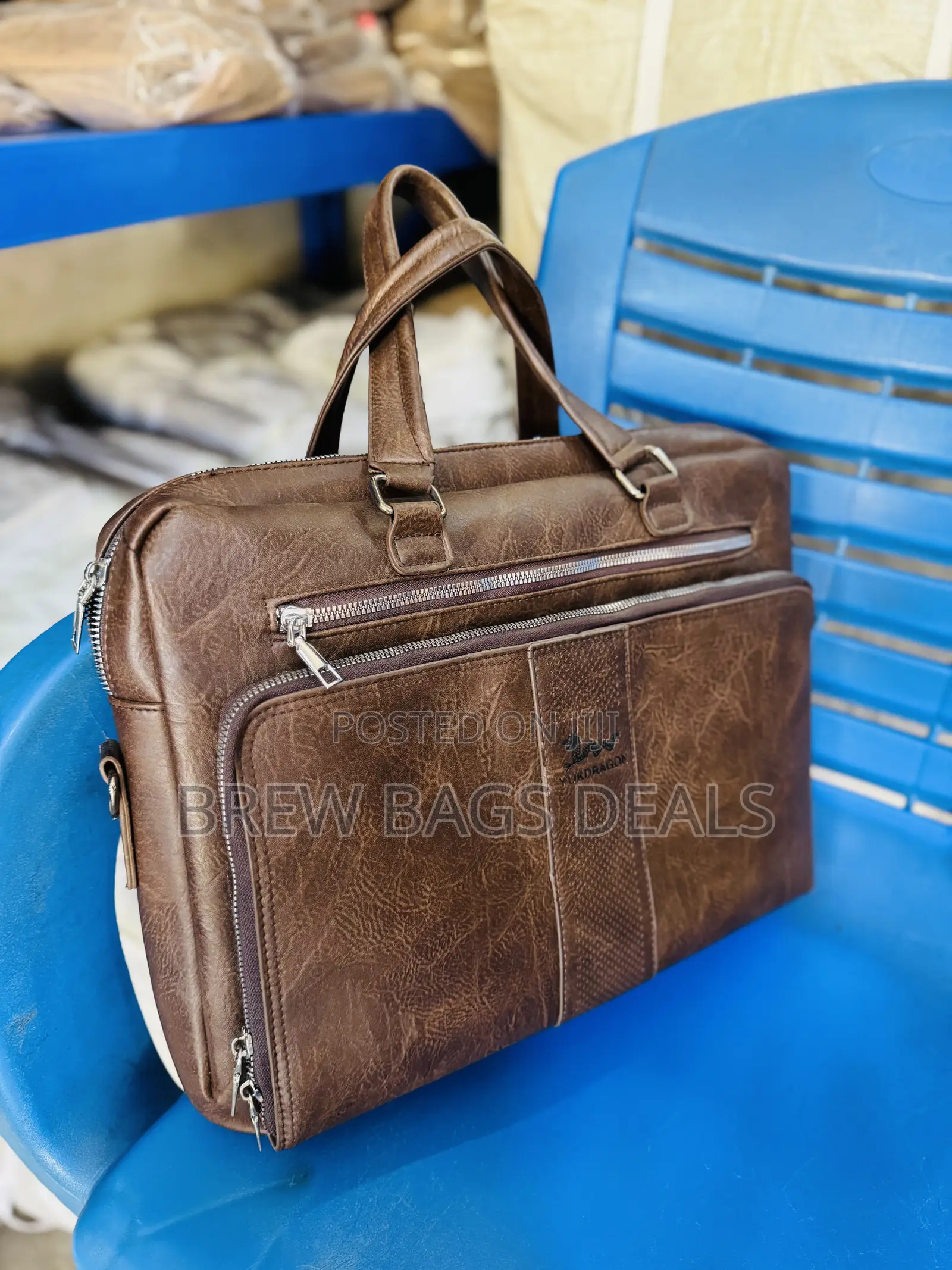 Pure Leather Unisex Laptop Bag 15 Inches - 17 Inches.