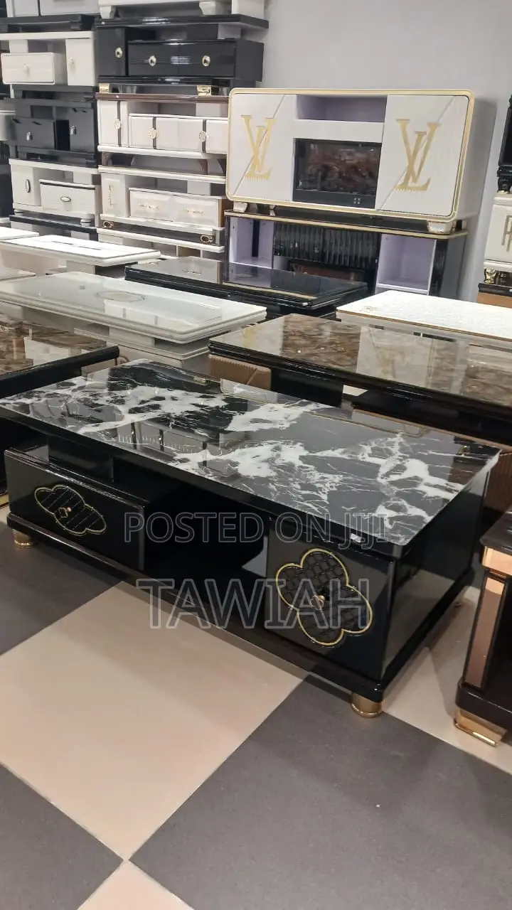 Center Table With Drawers
