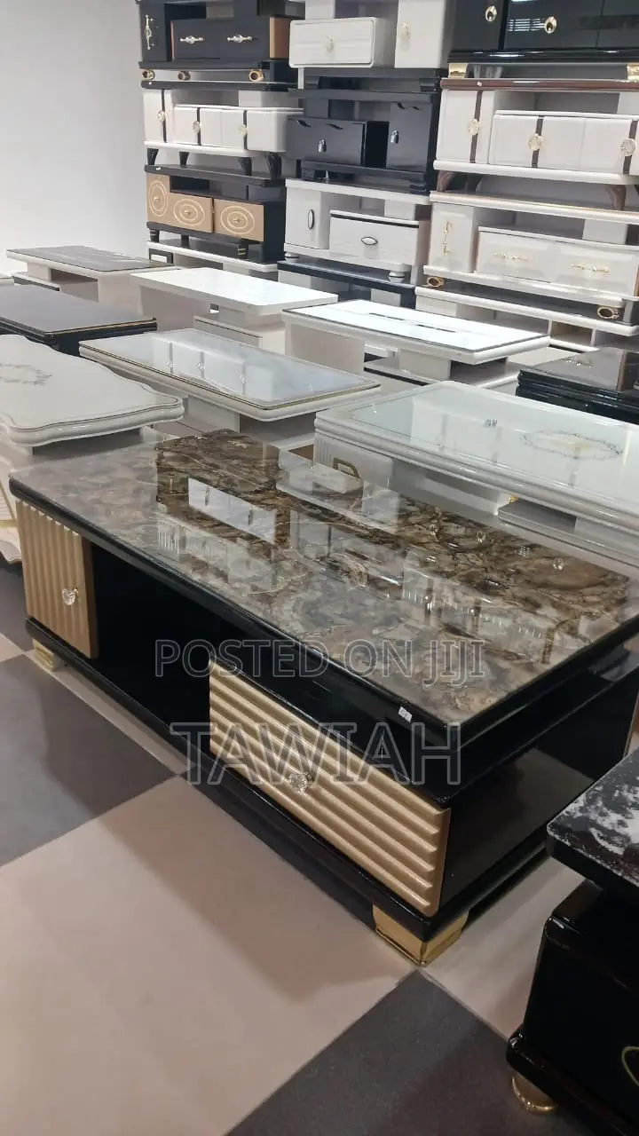 Center Table With Drawers