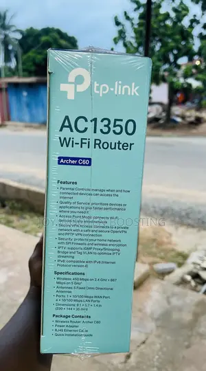 Tp-Link Archer C60 Ac1350 Dual Band Wi-Fi Router