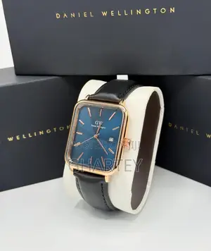 Daniel Wellington Rectangular Case Dial Leather Watch