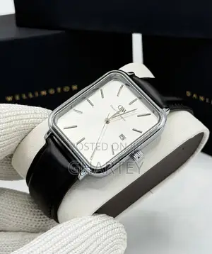 Daniel Wellington Rectangular Case Dial Leather Watch
