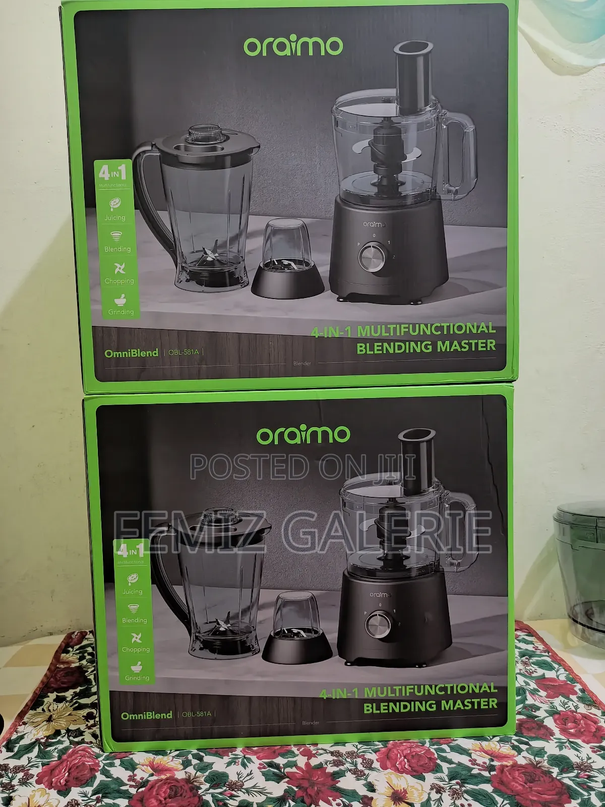 Oraimo Omniblend 1500w 4-in-1 Multifunctional Blender