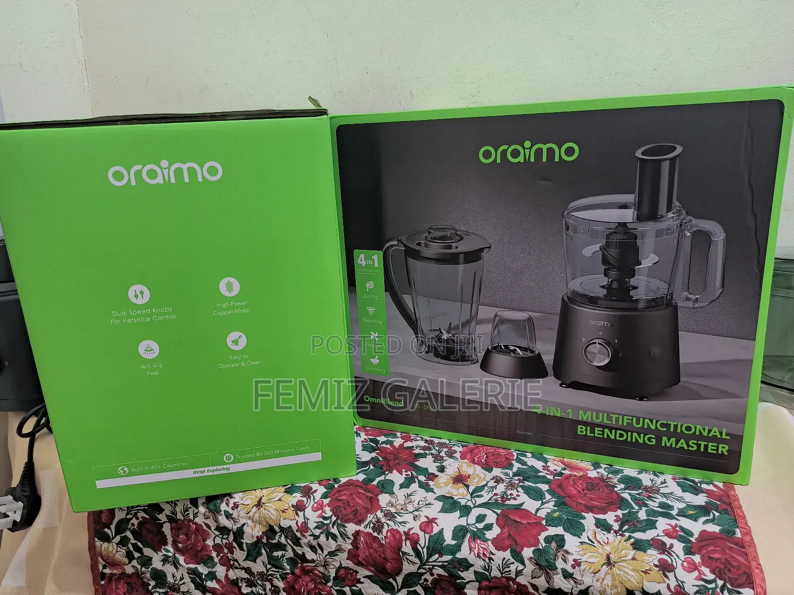 Oraimo Omniblend 1500w 4-in-1 Multifunctional Blender