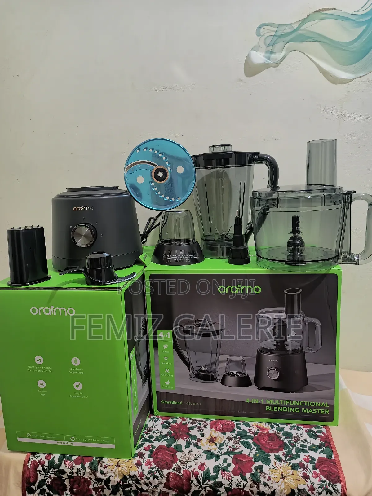 Oraimo Omniblend 1500w 4-in-1 Multifunctional Blender