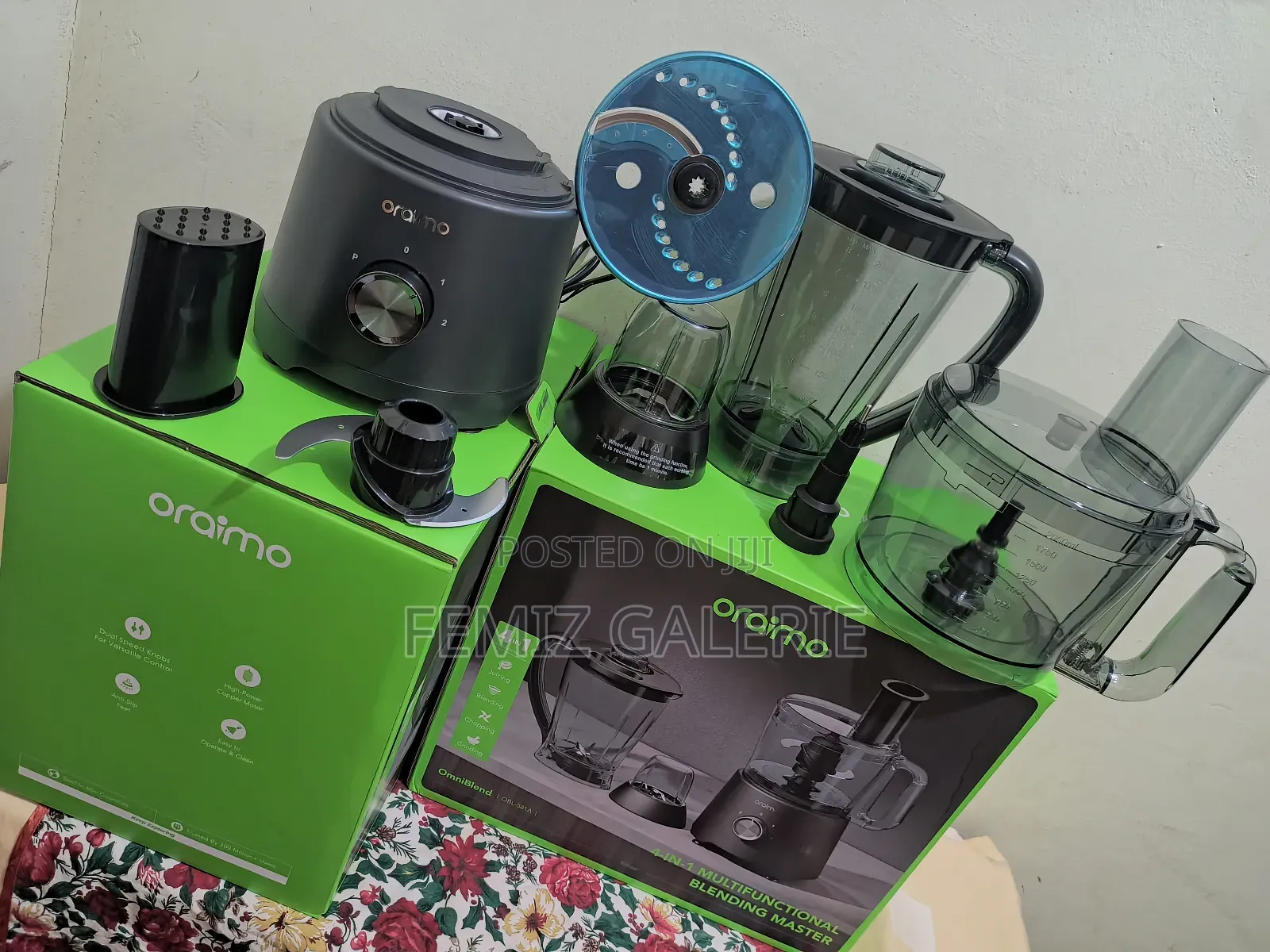 Oraimo Omniblend 1500w 4-in-1 Multifunctional Blender