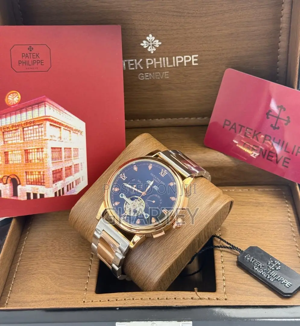 Patek Philippe Complications Tourbillon Two Toned Mechanical Watch