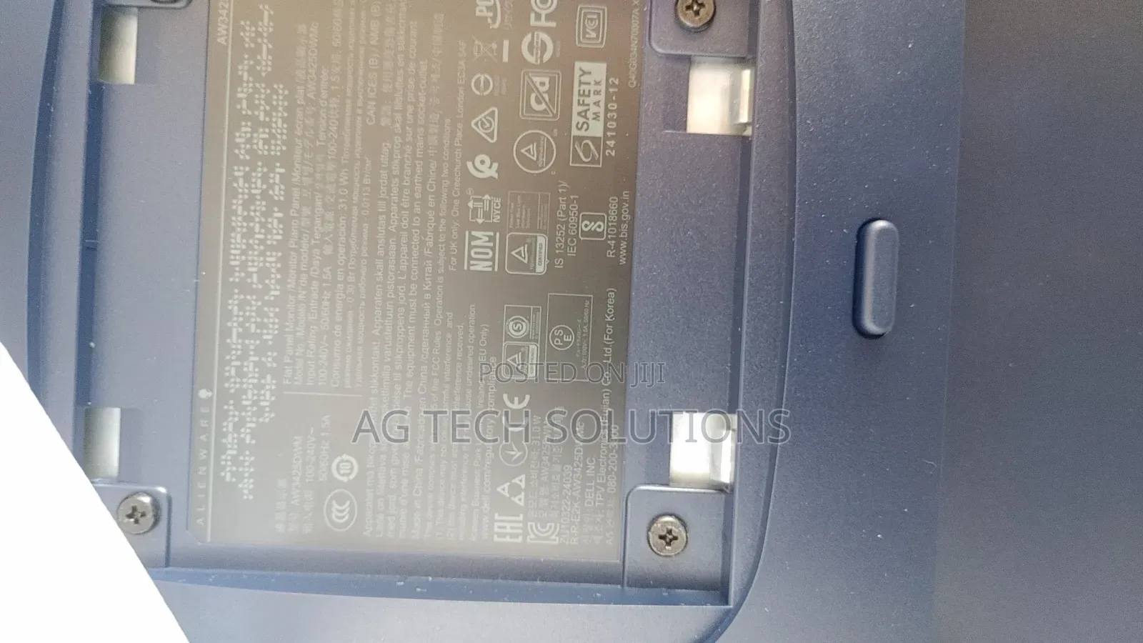 Alien Ware Gaming Monitor 34"