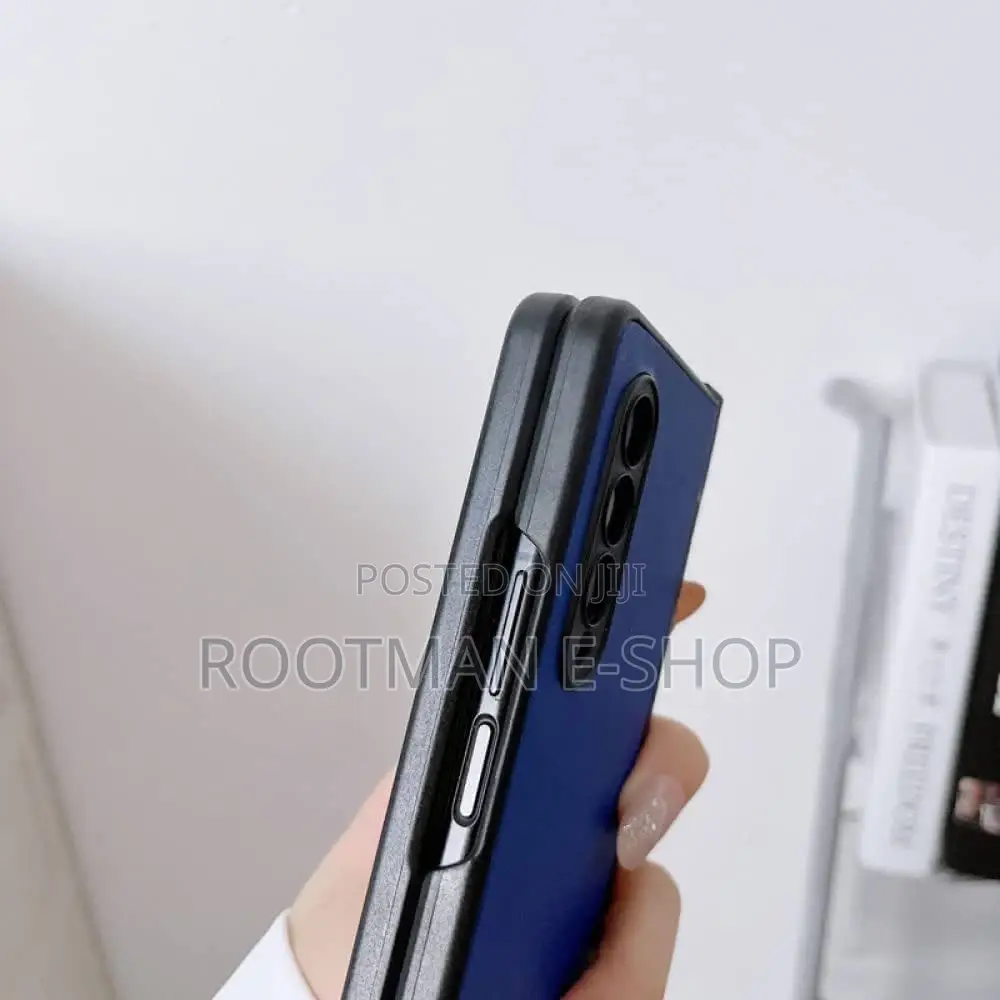 Samsung Z Fold 3 4 5g Solid Color Hinge Case Mobile Phone Accessories