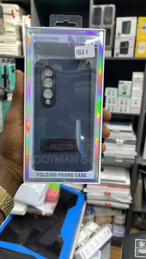 Samsung Z Fold 3 4 5g Solid Color Hinge Case Mobile Phone Accessories