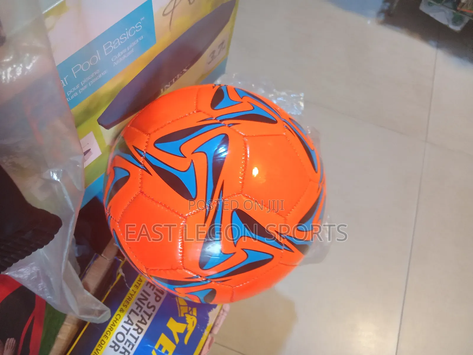 Leather Football Size 5 Yellow  Soccer Ball