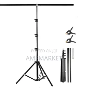 T Shape Photography Backdrop Stand Kit 200cm by 200cm